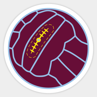 Aston Villa Vintage Football Sticker